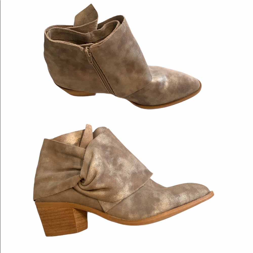 Sole Society So-Natalyia Lather Ankle Booties, 9